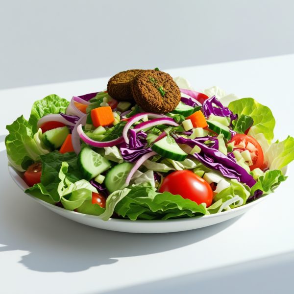 Salat mit Falafel